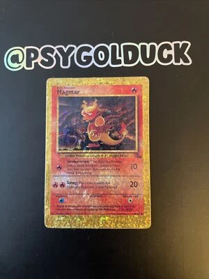 Fossil Magmar Pokemon Vending Sticker Prism - Image 1 of 2