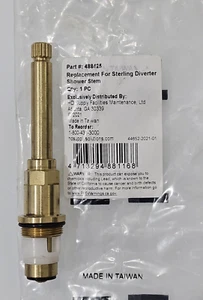 488425 REPLACEMENT FOR STERLING DIVERTER SHOWER STEM 4-1/2" Length 488425 - Picture 1 of 6