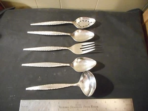 Oneida Community Venetia serving pieces meak fork tablespoon pierced gravy ladle - Picture 1 of 3