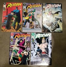 Robin (1991) #s 1 2 3 4 5 - Very Fine/Near Mint - Complete set lot of 5