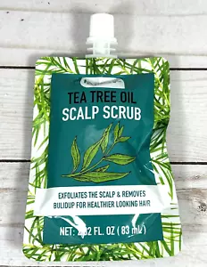 B-Pure Tea Tree Oil Scalp Scrub Exfoliates Removes Buildup 2.82oz - Picture 1 of 5