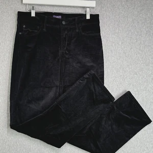 NYDJ Not Your Daughters Damenjeans 8 schwarz Wale Cord Marilyn gerade Kordeln - Bild 1 von 11