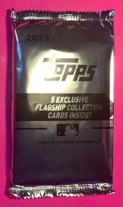 2023 Topps Flagship Collection Silver Sealed Pack Costco Exclusive Flag/#d/RC? - Picture 1 of 3