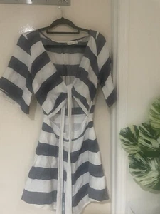Kookai 80 % Linen 20% Cotton Jumpsuit Size 10 - Picture 1 of 6