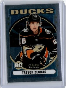 2021-22 O-Pee-Chee OPC Platinum Retro #R-66 Trevor Zegras - Anaheim Ducks - Picture 1 of 2