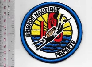 Francia Policía Tahití Gendarmería Papeete buzo brigada náutica vel ganchos - Imagen 1 de 1