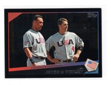 2009 Topps Update Wal-Mart Black Border #UH17 Derek Jeter/David Wright NM-MT