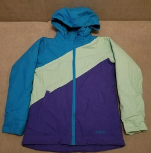 Burton Dryride Hart Snowboard Ski Jacket Sz L 14/16 (Women XS/S) Colorblock - Picture 1 of 15