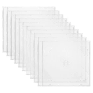 Étuis de rangement pour CD, 10 pièces, étuis de rangement pour DVD, conteneurs - Afbeelding 1 van 12
