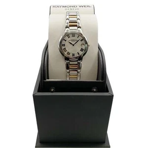 Reloj para dama Raymond Weil Jasmine 35 mm acero esfera plateada cuartos 5235-S5-01659 - Imagen 1 de 7