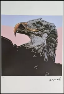 ANDY WARHOL * Bald Eagle * 57 x 38 cm * signed lithograph * limited # xx/100 - Bild 1 von 11
