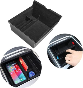 Tesla Model 3 Model Y2021 2022 Centro Console Organizer Vassoio Accessori Intern - Imagen 1 de 12