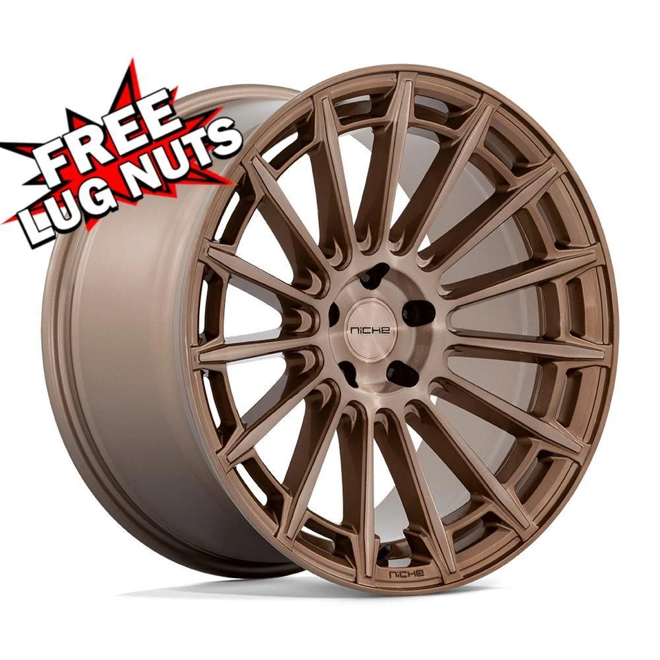Llanta 20 pulgadas 20x9 Nicho M275 AMALFI PLATINUM BRONCE 5x120 +35 Foto 1 de 1