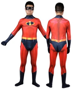 The Incredibles 2 Elastigirl Cosplay Jumpsuit Zentai Costume Bodysuit Gift New - Picture 1 of 11