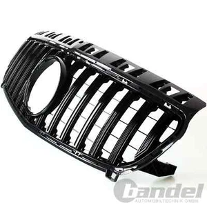 SPORT GRILL KÜHLERGRILL SCHWARZ GLANZ für MERCEDES A-KLASSE W176 FACELIFT 15-18 - Afbeelding 1 van 3