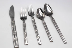 Lifetime Cutlery LCU27 Stainless Bamboo Replacement Silverware Flatware CHOICE T - Picture 1 of 21