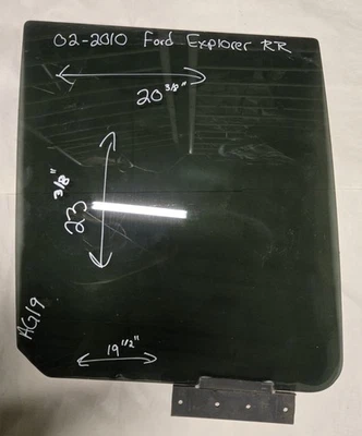 02-2010 Pasajero Puerta Trasera Vidrio Privacidad Tinte EXPLORER Foto 1 de 4