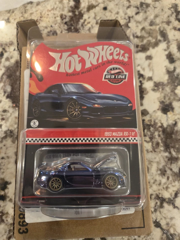 Mazda Rx-7 R1 1993 azul Hot Wheels Red Line Club Foto 1 de 1