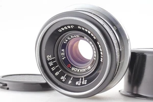 "TOP MINT " Nikon W-Nikkor C 35mm 3.5cm f/2.5 Lens Black S Mount From JAPAN - Picture 1 of 10