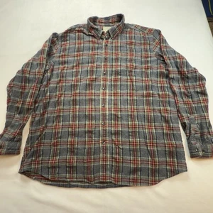 LL Bean Shirt Mens 2XL Tall Plaid Flannel  All-Season Traditional Fit EUC - Picture 1 of 7