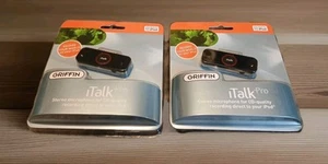 Griffin iTalk Pro Voice Recorder microphone 2nd Gen nano iPod 2007 Set Of 2 NEW - Picture 1 of 3