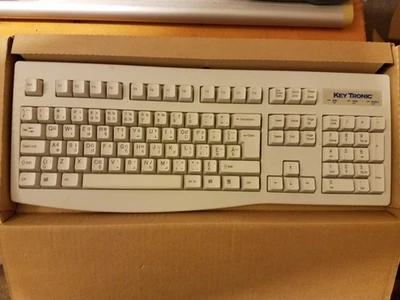 Key Tronic E05305CMS205-C K280W 105-Key PS2 Keyboard - Image 1 of 2