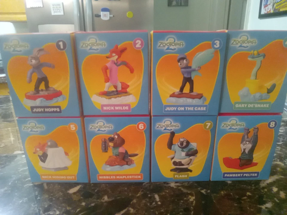 McDonald's Disney Zootopia 2 Happy Meal Juguete 2025 Juego Completo 1-8 Sin Abrir Foto 1 de 1