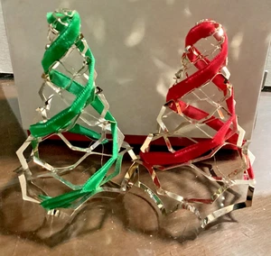 VINTAGE REED & BARTON CHRISTMAS TREE ORNAMENT TOPPER 4" - Picture 1 of 5