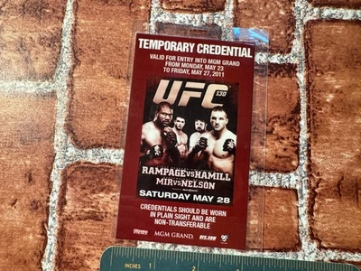 Pesajes UFC 130: RAMPAGE JACKSON, Demetrious Johnson, PASE DE CREDENCIAL/PRESS Foto 1 de 2