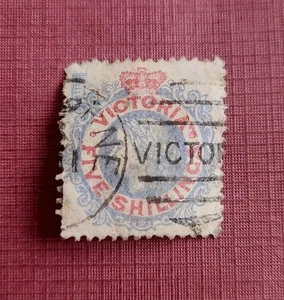 Lot A1. British Victoria Five Shilling - Imagen 1 de 2