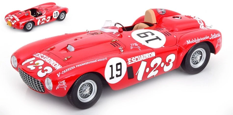 KK SCALE KKDC181244 FERRARI 375 PLUS N.1-2-3 WINNER CARRERA PANAMERICANA 1954 MA - Immagine 1 di 1