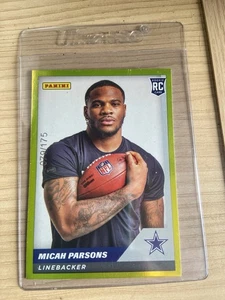 2024 Panini Micah Parsons # Golden Rookie Number out of 175 - Bild 1 von 2
