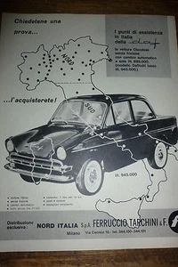 # ADVERTISING PUBBLICITA'  DAF la vettura olandese senza frizione 1963    - Imagen 1 de 1