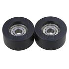 Guide Sealed Pulley Ball Bearing Wheel 8X40X20mm Black 638ZZ Pack of 4