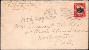 Canal Zone - 1916 - 2 Cents Carmine & Black Entire # U2 w/ Balboa Heights Cancel - Picture 1 of 2