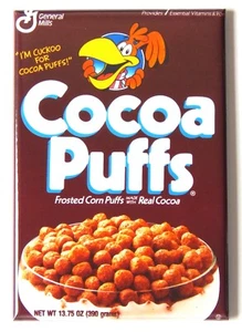 Cocoa Puffs FRIDGE MAGNET cereal box - Picture 1 of 3