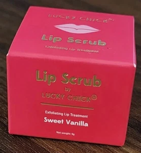 Lucky Chick Lip Scrub Sweet Vanilla 9g. Exfoliating Lip Treatment. Brand New - Picture 1 of 5