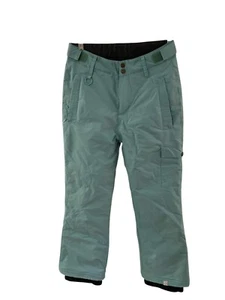 Roxy 5K Silver Girls Size 12/LG Ski/Snowboard Pants in Turquoise Green - Picture 1 of 8