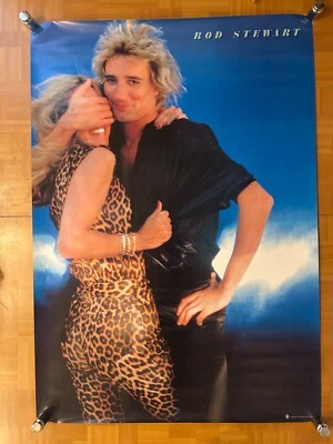 Rod Stewart /Blondes Have More Fun 1978 Japan Original Promo Poster B1 28x40in - Image 1 of 4