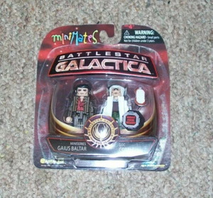 Minimates Battlestar Galatica Miniseries Gaius Baltar & Doc Cottle Wave 4 2008 - Picture 1 of 2