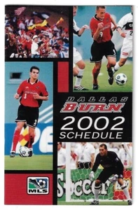 2002 Dallas Burn MLS Soccer Schedule !!! Campisi's - Bild 1 von 2
