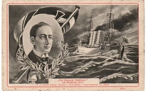 prs 45 KARL FRIEDRICK MAX von MÜLLER (1873-1922) Marineoffizier - nicht VG FP - Bild 1 von 2