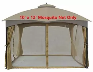 Cubierta de mosquitera universal para gazebo toldo de repuesto 10x12 Best Allen Roth - Imagen 1 de 10
