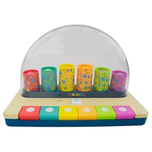 Colorful Pop Piano Toy for Kids with Musical Sounds and Color Matching Fun - Picture 1 of 7