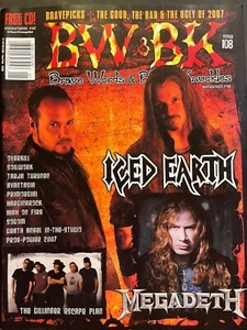 BW & BK Magazine - Iced Earth, Megadeath, Foreigner, Led Zeppelin - Jan/Feb 2008 - Imagen 1 de 3