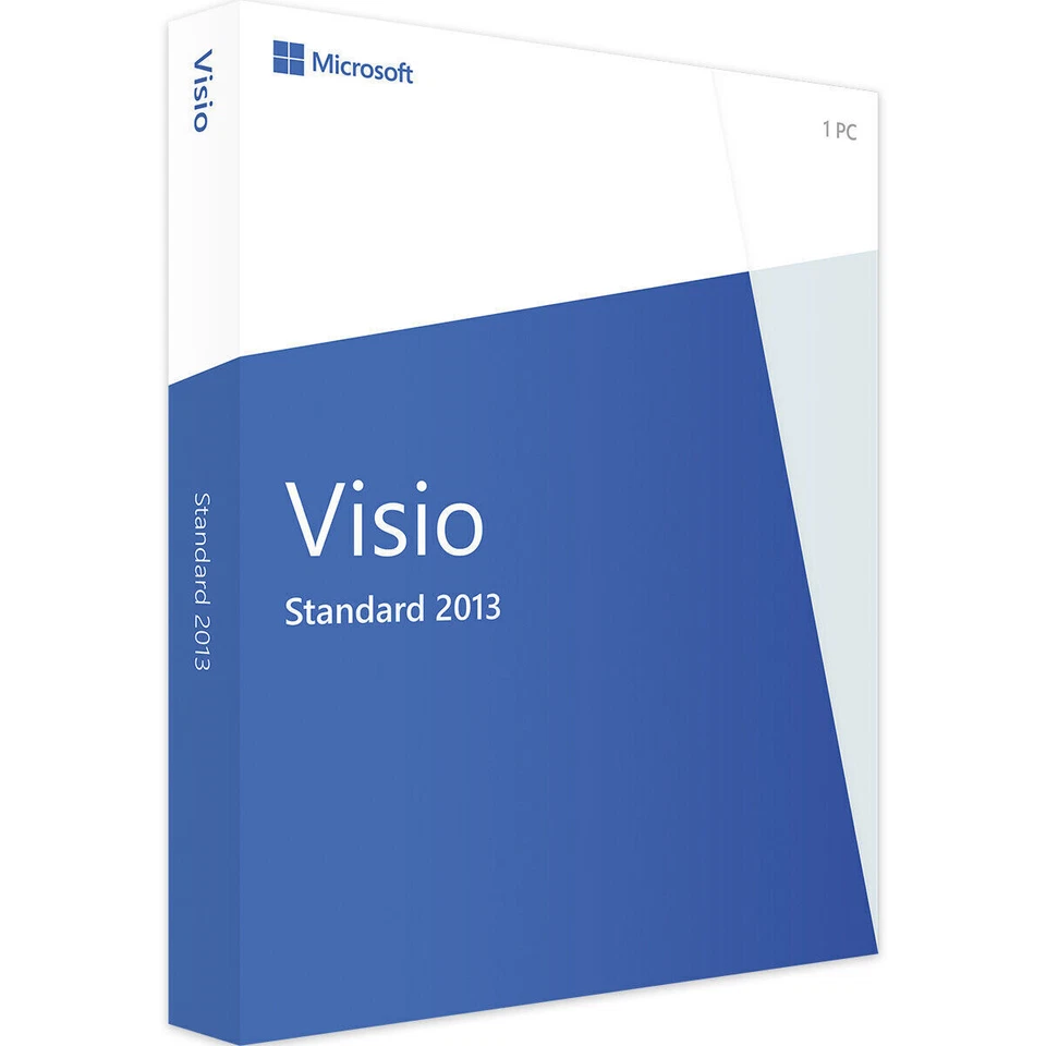Microsoft Visio 2013 Standard - Volumenlizenz 64/32 Bit Version als Download - Bild 1 von 1