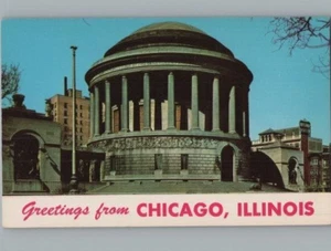 Greetings From Chicago IL Elks War Memorial Postcard 1960s - Picture 1 of 2