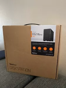 NEW * Synology 2 Bay Nas Diskstation Ds218play - Picture 1 of 3