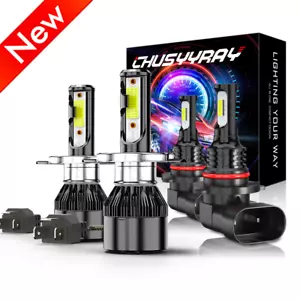 Kit de 4 faros LED faros antiniebla de haz alto bajo para Toyota Solara 1999-2001 - Imagen 1 de 12
