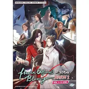 DVD Anime Heaven Official's Blessing Season 2, Vol.1-12.End English Audio Dubbed - Imagen 1 de 3
